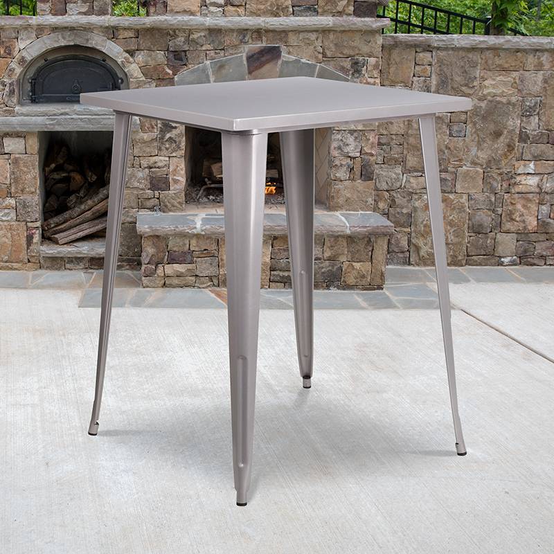 Alamont Furniture, ALA-DI62-176598, Metal Colorful Restaurant Bar Tables