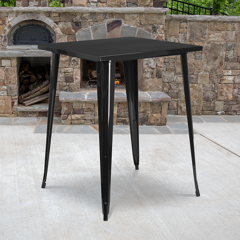 Alamont Furniture, ALA-DI62-176595, Metal Colorful Restaurant Bar Tables