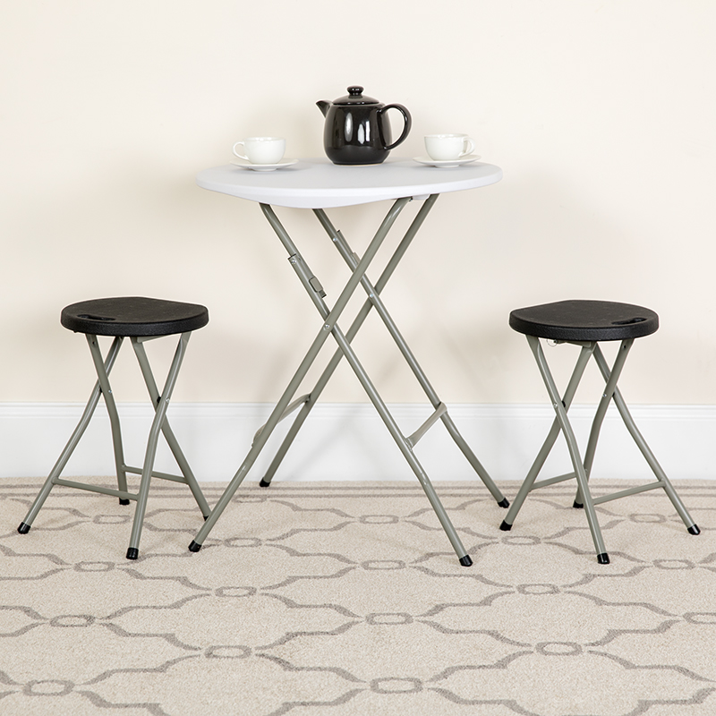 Alamont Furniture, ALA-EBEZ-224361, Plastic Folding Stools