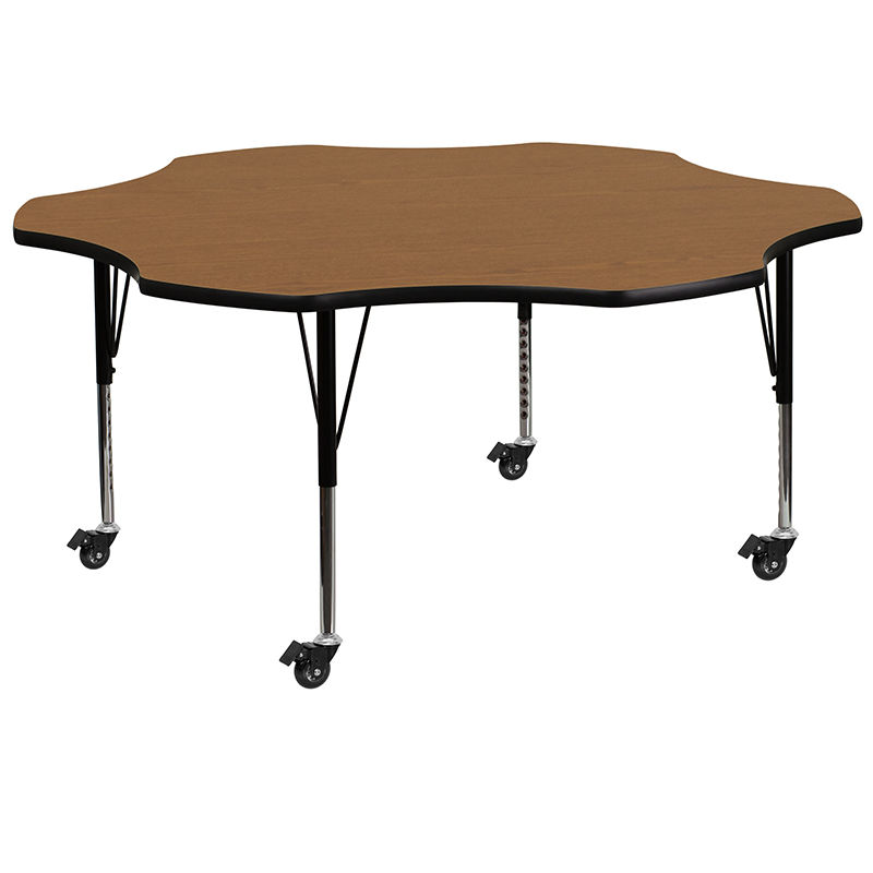 Alamont Furniture, ALA-YVB7-21344, Flower Activity Tables with Casters