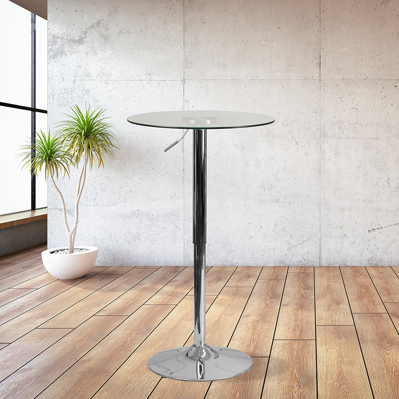 Alamont Furniture, ALA-DI6-24205, Adjustable Glass Tables