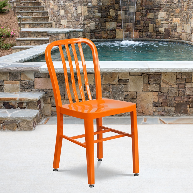 Alamont Furniture, ALA-DI72-172796, Metal Colorful Restaurant Chairs
