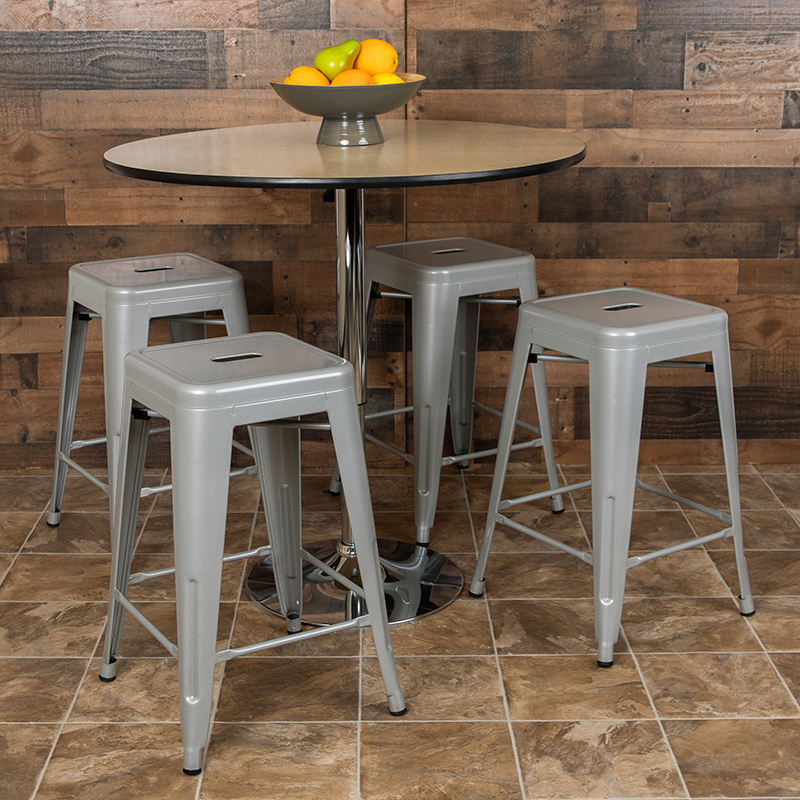 Alamont Furniture, 4-ALA-5FU-443489, Metal Counter Height Stools