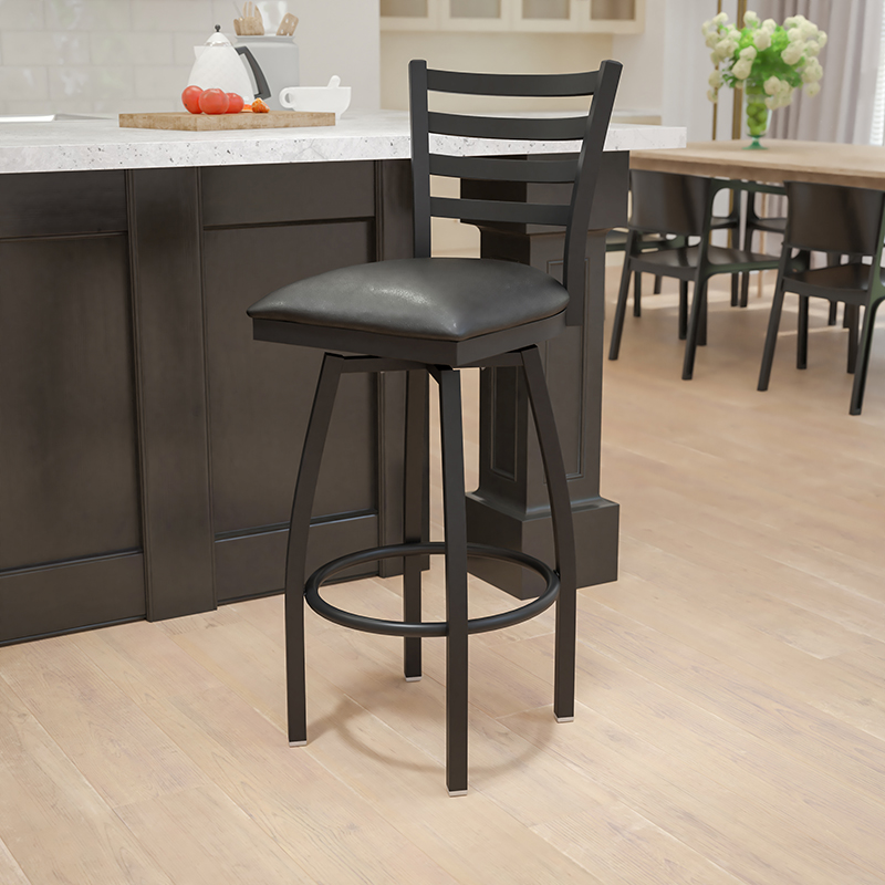 Alamont Furniture, ALA-YV7G-14379, Metal Restaurant Swivel Barstools