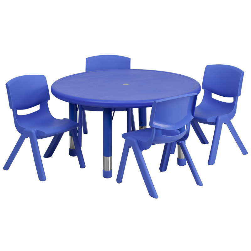 Alamont Furniture, ALA-ZVZD-9261, Round Activity Table Set