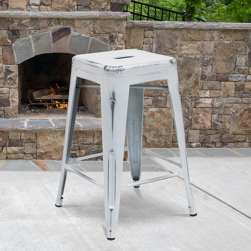 Alamont Furniture, ALA-FUCU-158205, Metal Colorful Restaurant Counter Stools