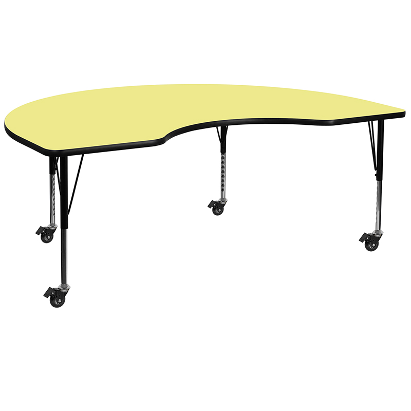 Alamont Furniture, ALA-YVB5-21328, Kidney Activity Tables with Casters