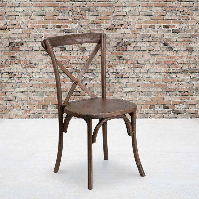 Alamont Furniture, ALA-YVY-208216, Wood Cross Back Chairs