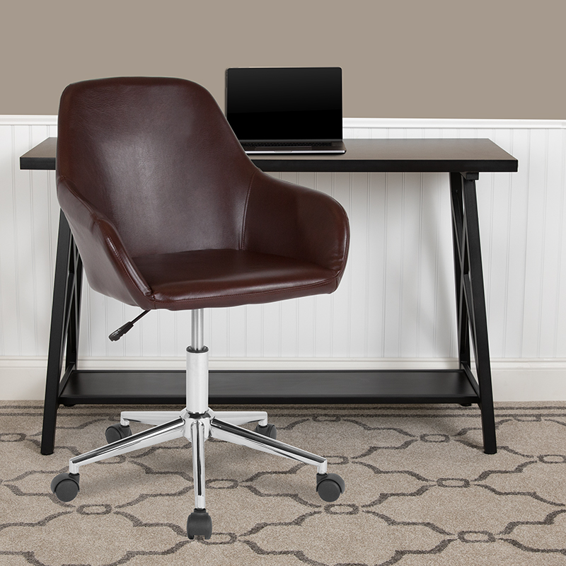 Alamont Furniture, ALA-ET91-231702, Leather Task Office Chairs