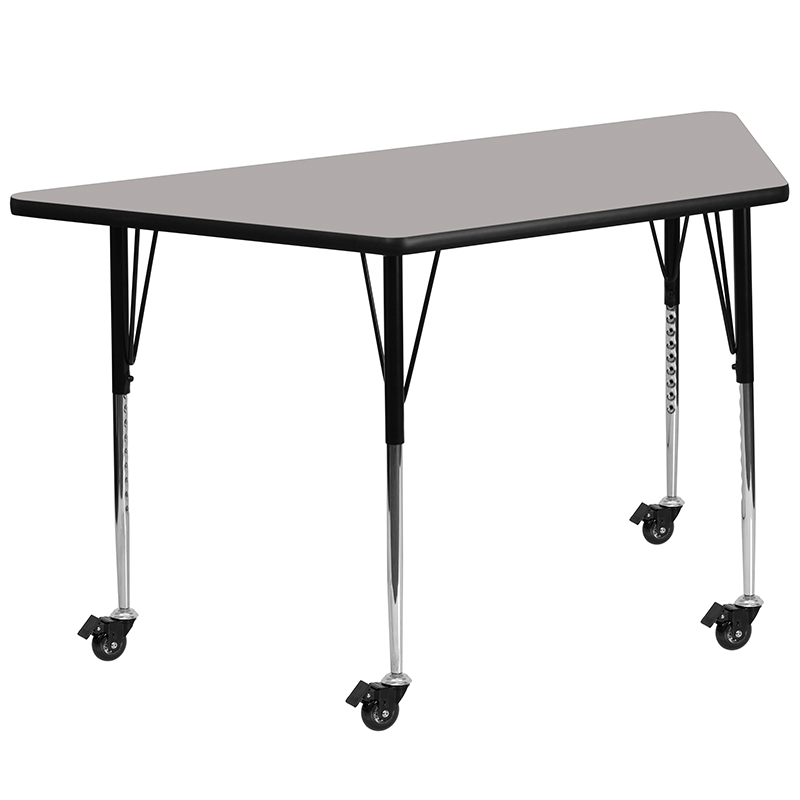 Alamont Furniture, ALA-YVB3-21155, Trapezoid Activity Tables with Casters