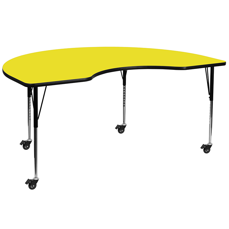 Alamont Furniture, ALA-YVB5-21331, Kidney Activity Tables with Casters