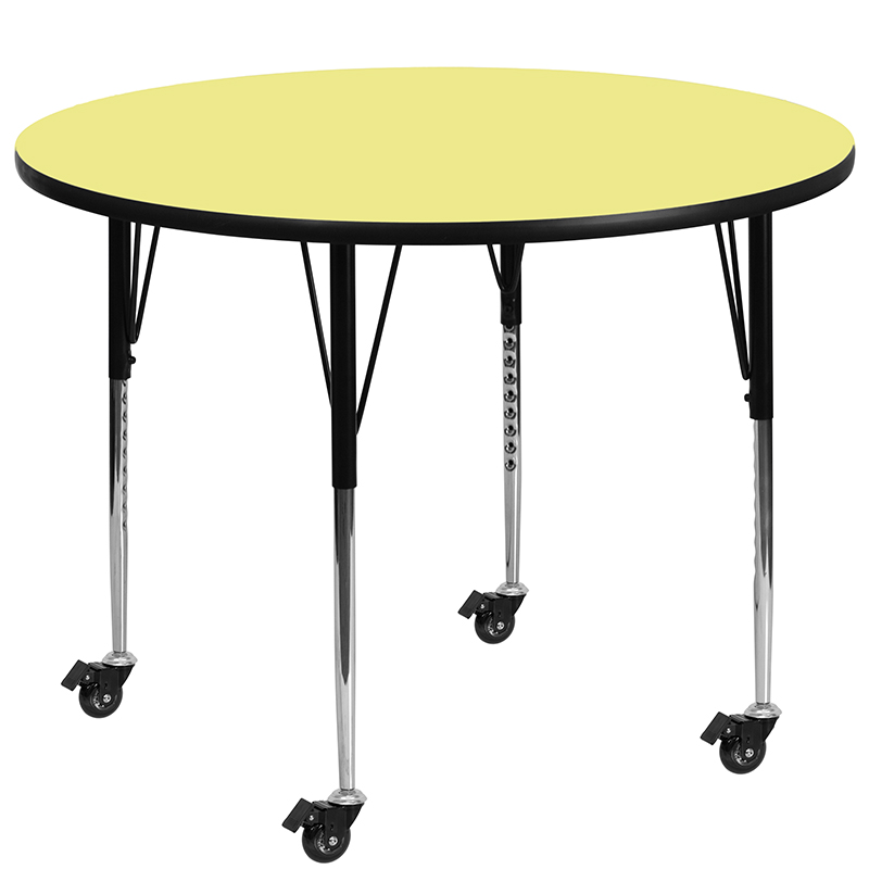 Alamont Furniture, ALA-YVB5-21291, Round Activity Tables with Casters