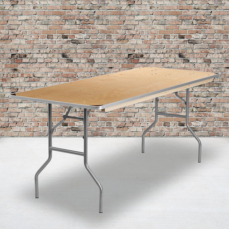Alamont Furniture, ALA-YB41-14716, Rectangular Wood Folding Tables