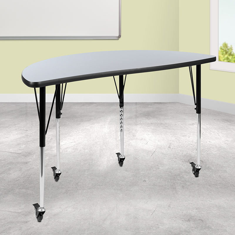 Alamont Furniture, ALA-CMOY-448335, Collaborative Half Circle Activity Tables