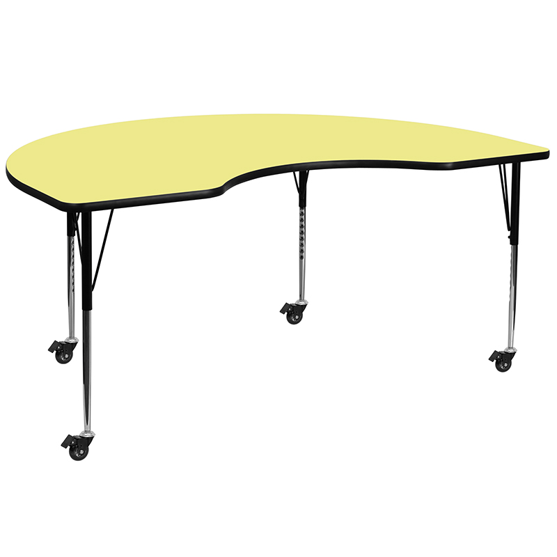 Alamont Furniture, ALA-YVB5-21330, Kidney Activity Tables with Casters