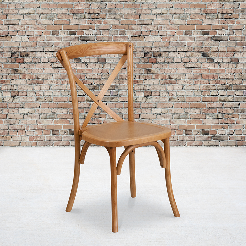Alamont Furniture, ALA-YVY-208217, Wood Cross Back Chairs