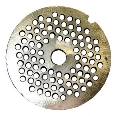 Alfa International, 22 3/16 HBLS, Meat Grinder Plate