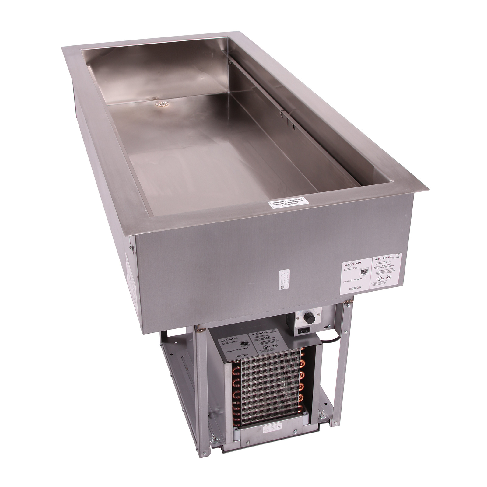 Alto-Shaam, 400-CW, Cold Food Well Unit, Drop-In, Refrigerated