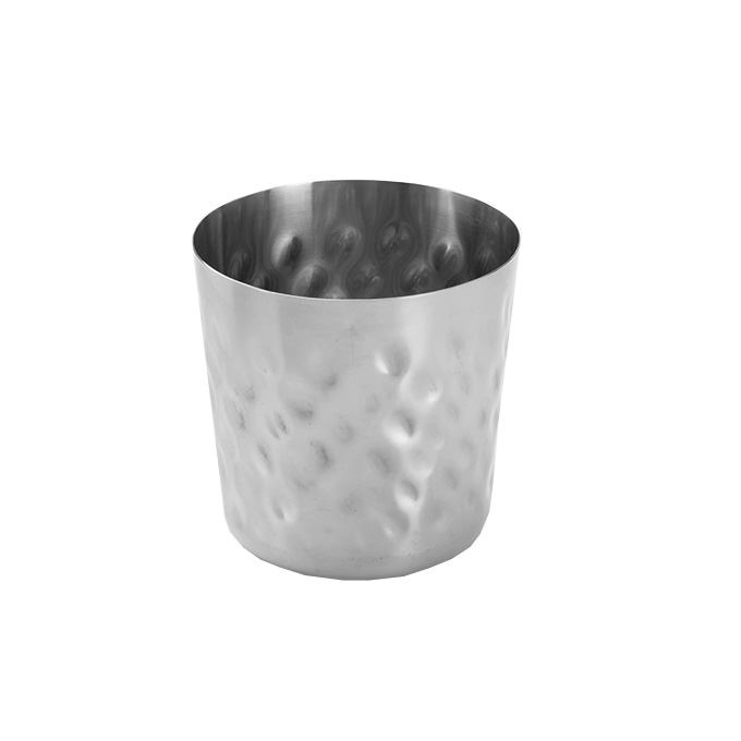 American Metalcraft, FFHM37, Fry Cup, Stainless Steel, Hammered
