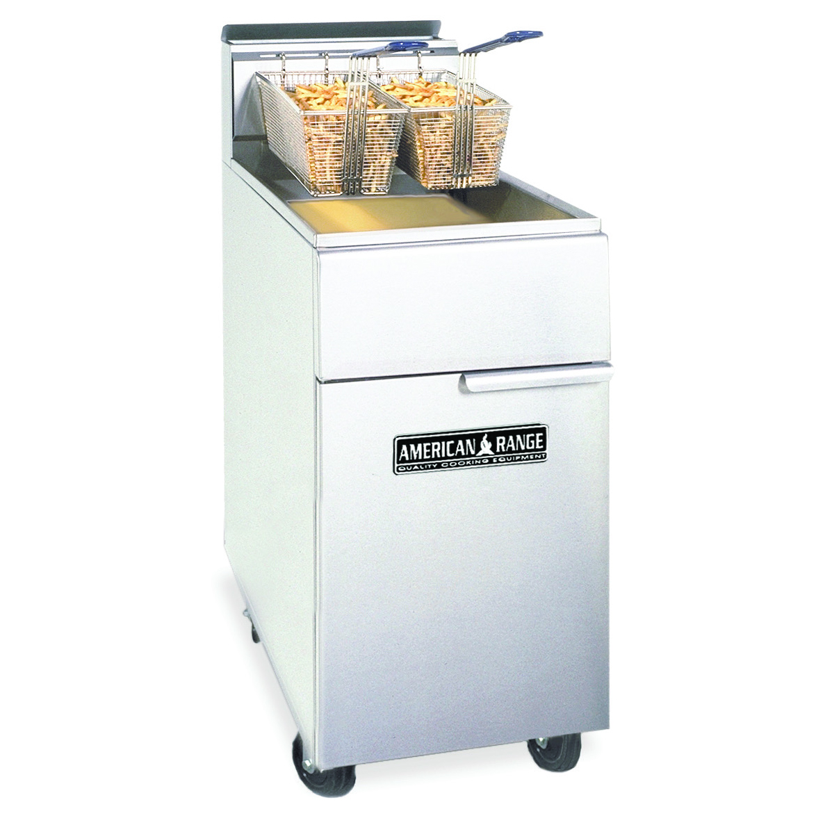 American Range, AF50-HE, Fryer, Gas, Floor Model, Full Pot