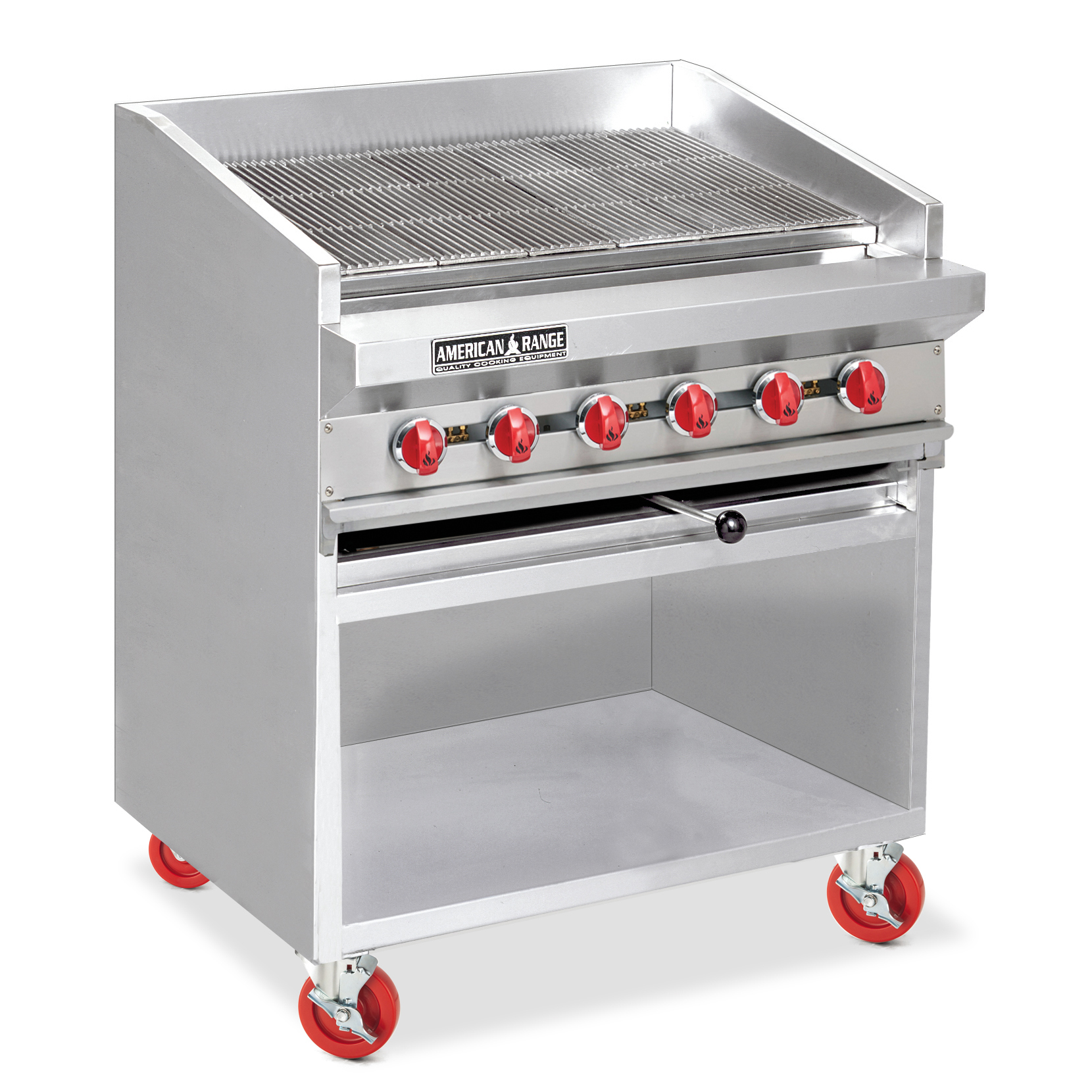 American Range, ADJF-36, Charbroiler, Gas, Floor Model