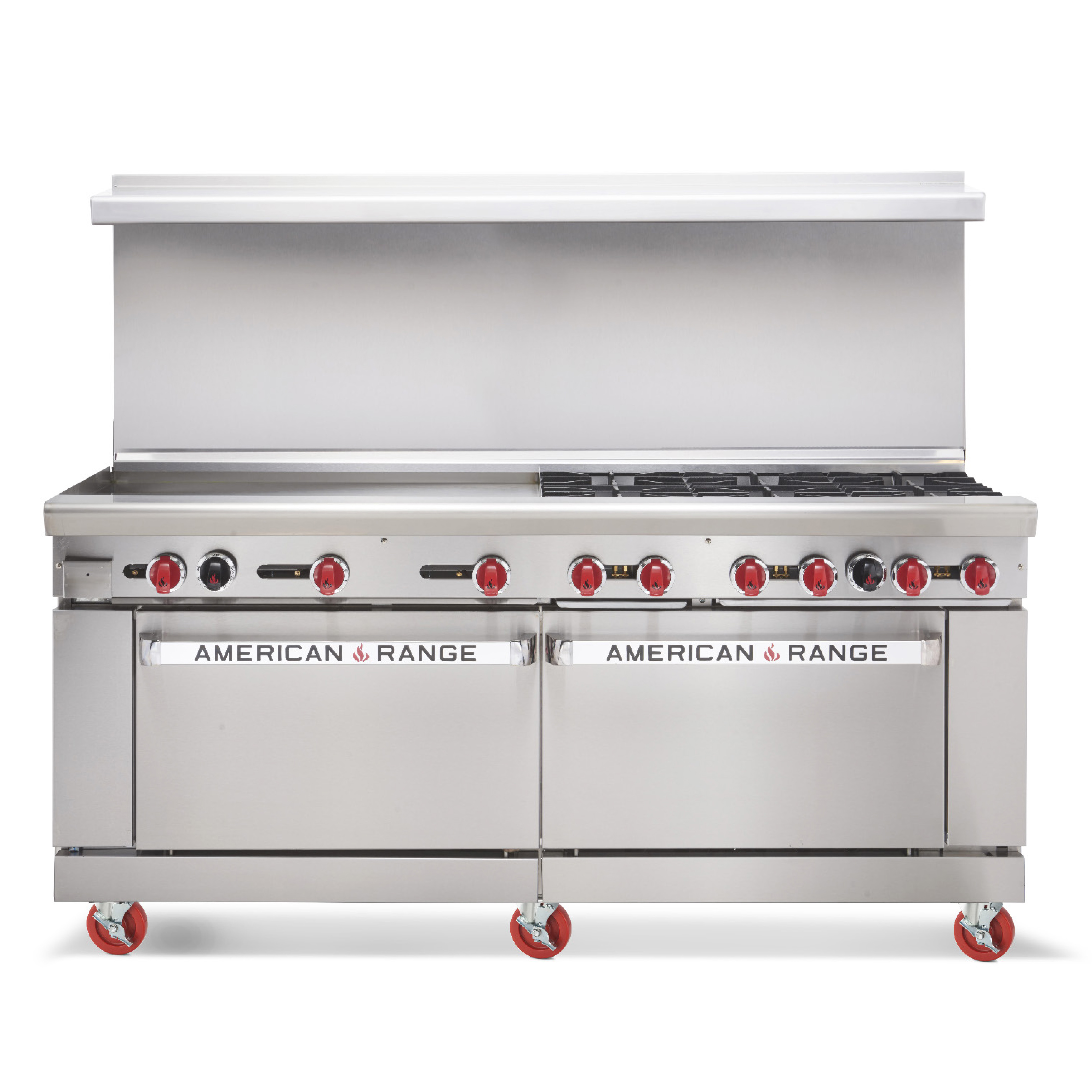 American Range, AR-8B-24RG, Range, 72" Restaurant, Gas