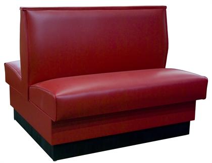 American Tables & Seating, QAD-36-FLR30, QS Plain Back, Double Booth
