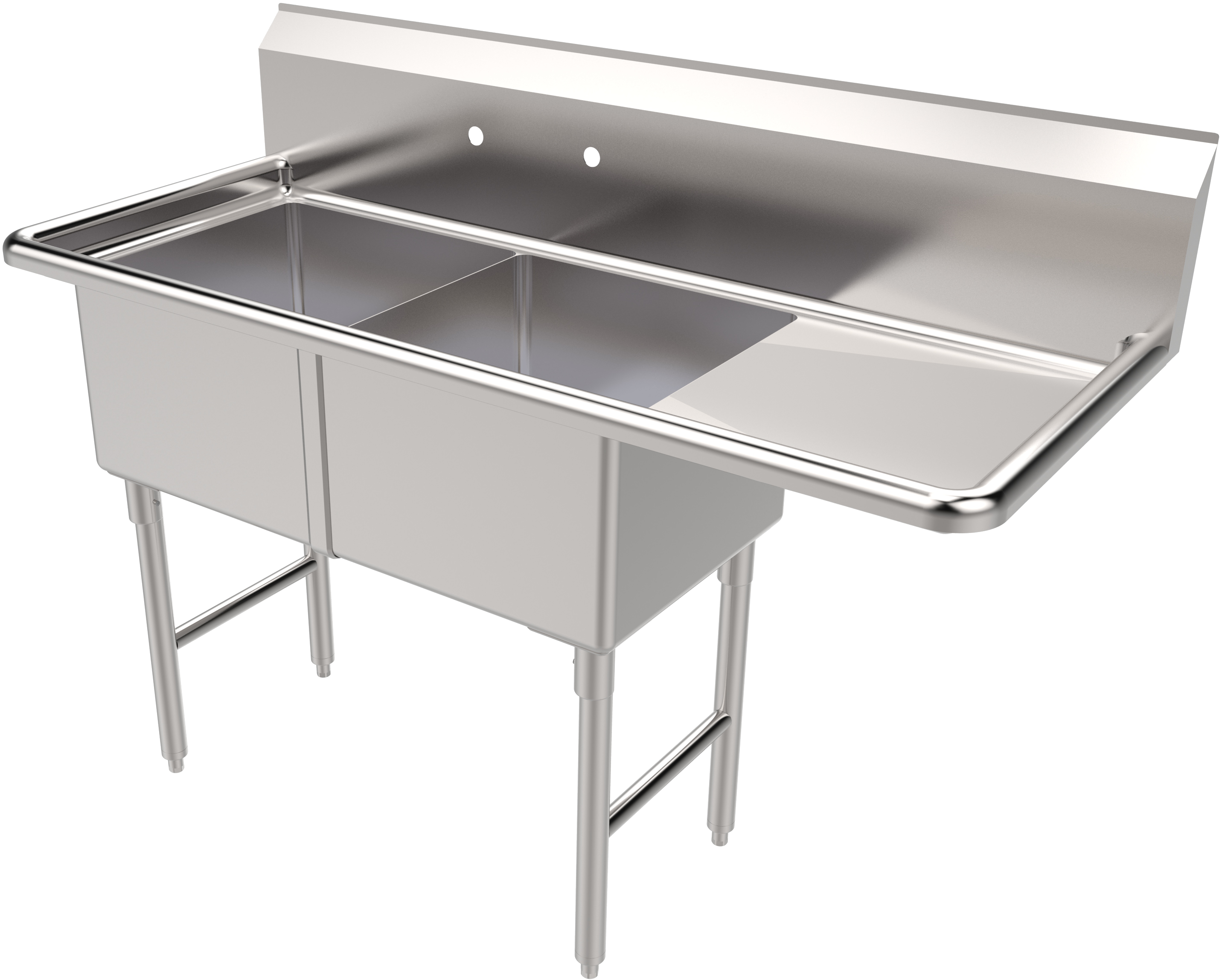 American Tables & Seating, MET-SE-18182R, Compartment Sinks