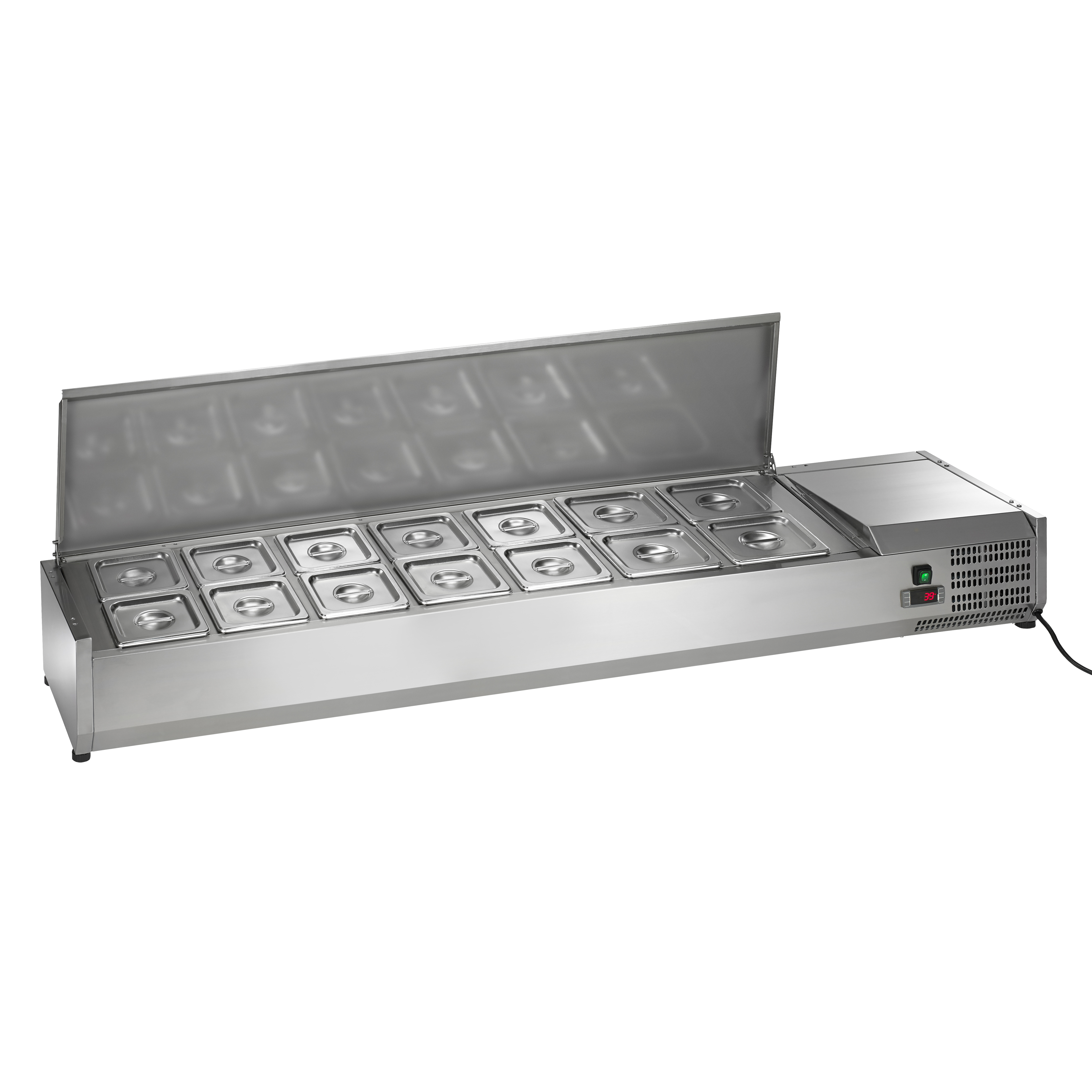 Arctic Air, ACP63, Refrigerated Countertop Pan Rail