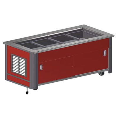 Atlas Metal, BLC-4-RM-BU, Serving Counter, Cold Food