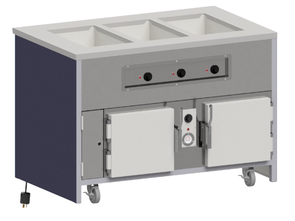 Atlas Metal, INFHB-4, Serving Counter, Hot Food, Electric