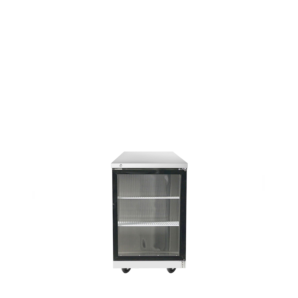 Atosa USA, MBB23GGR, Back Bar Cooler, 115, Glass Door