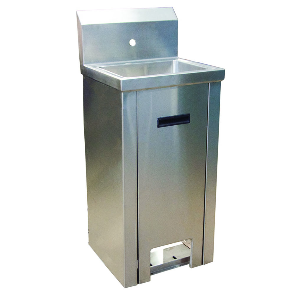 BK Resources, BKHS-W-1410-PED, Sink, Hand