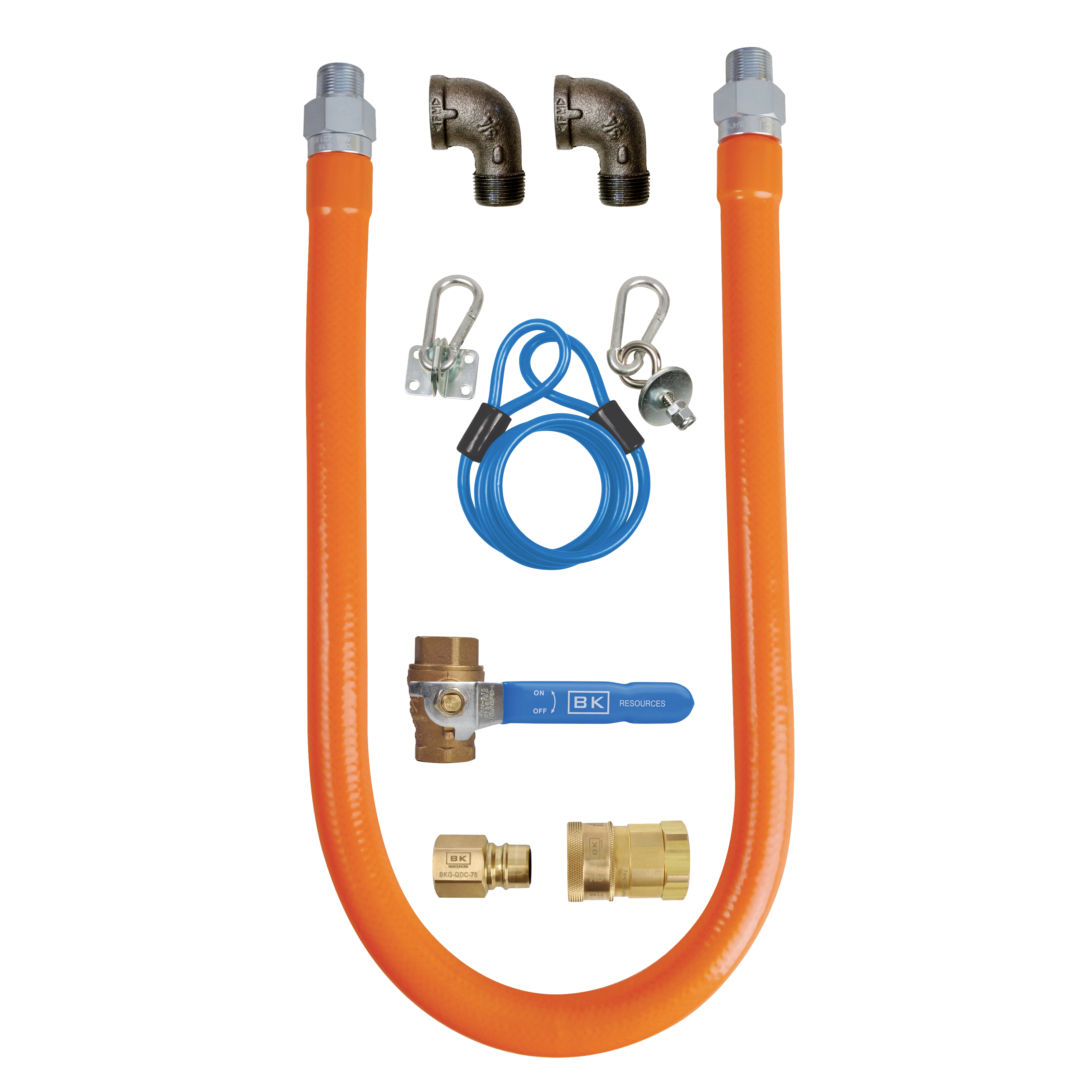 BK Resources, BKG-GHC-7548-SCK3, Gas Connector Hose Kit