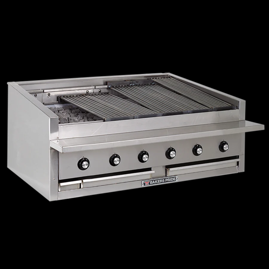 Bakers Pride, L-48RS-C, Charbroiler, Gas, Countertop