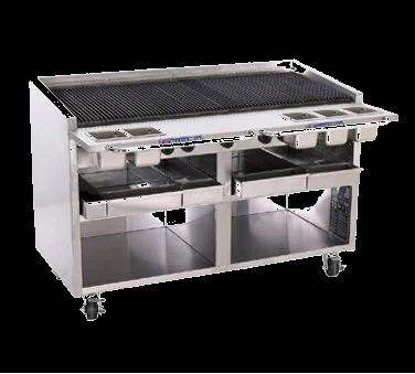 Bakers Pride, F-60RS-C, Charbroiler, Gas, Floor Model