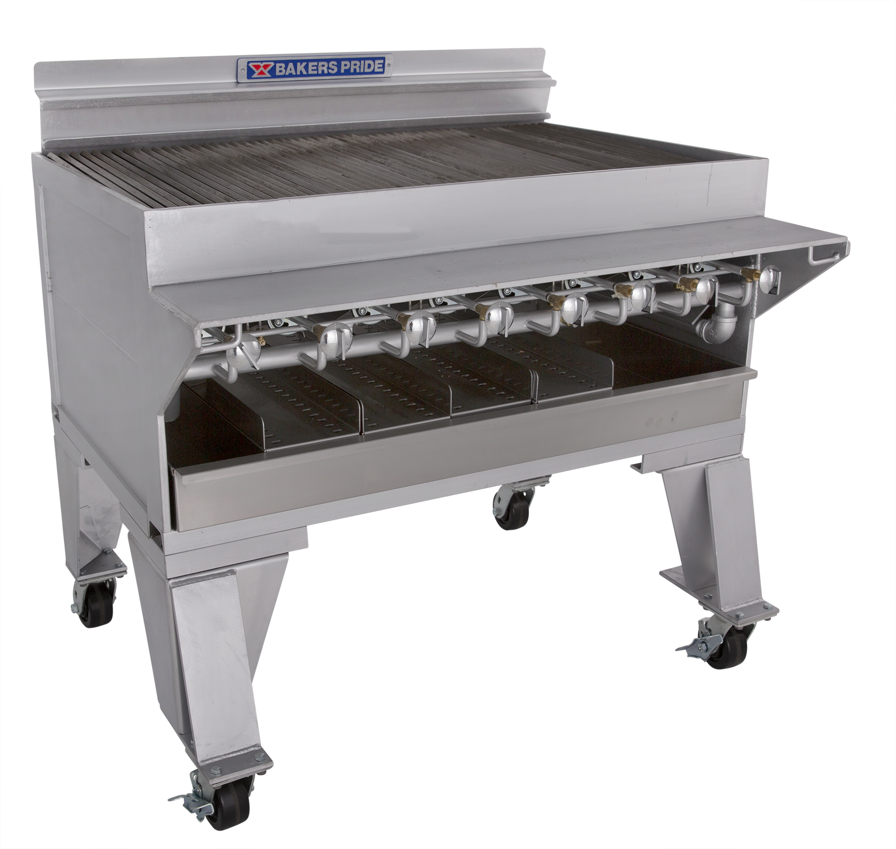 Bakers Pride, 4M-8LCSS0SL, Charbroiler, Gas, Floor Model