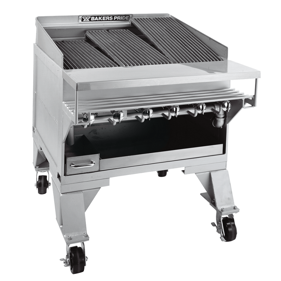 Bakers Pride, 4M-6LCSS0SL, Charbroiler, Gas, Floor Model
