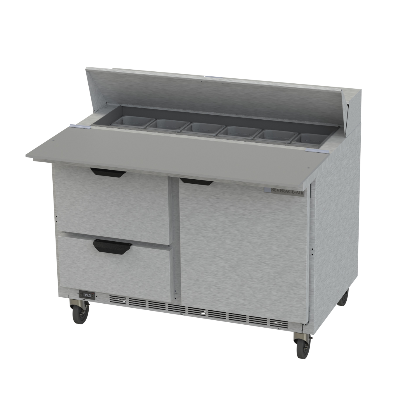 Beverage Air, SPED48HC-12C-2, Refrigerated Counter, Sandwich / Salad Unit