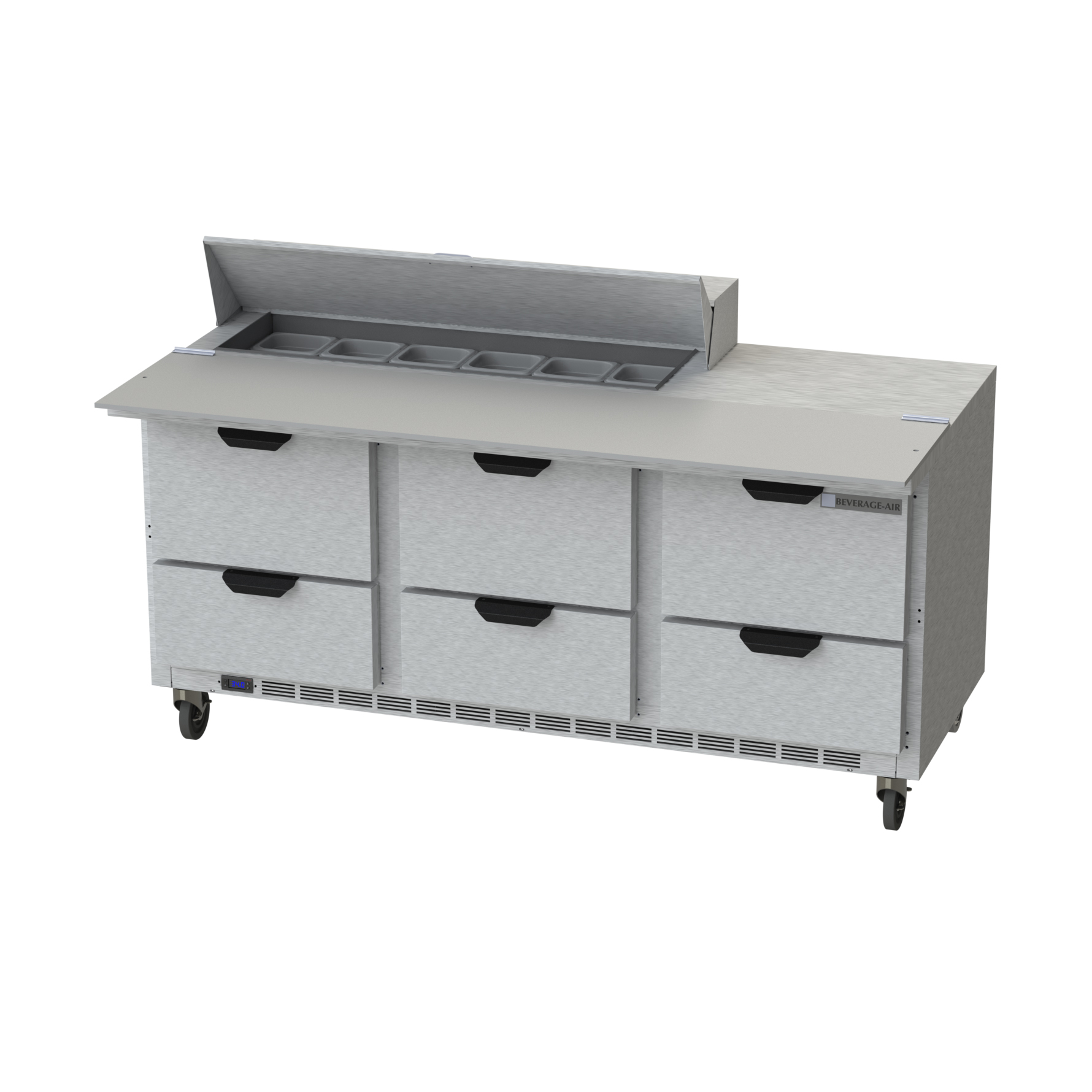 Beverage Air, SPED72HC-12C-6, Refrigerated Counter, Sandwich / Salad Unit