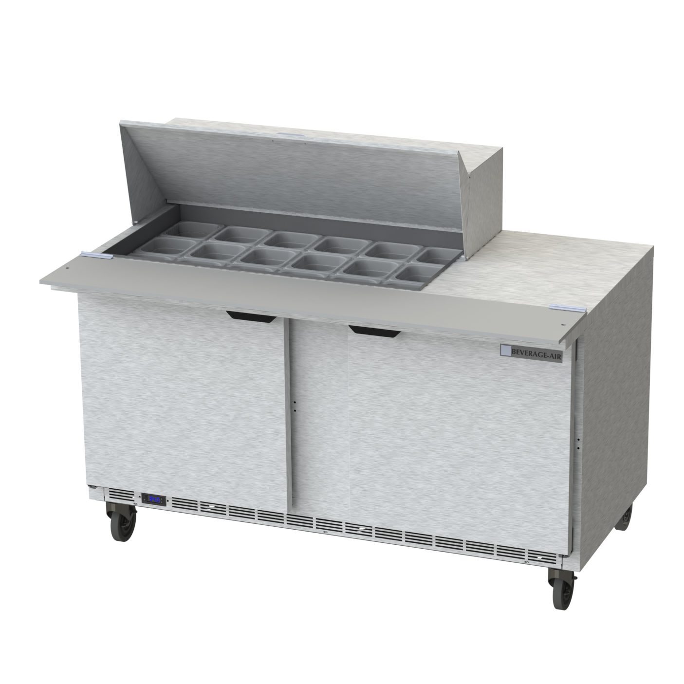 Beverage Air, SPE60HC-18M, Refrigerated Counter, Mega Top Sandwich / Salad Unit