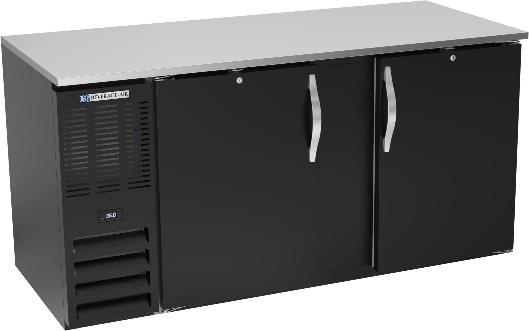 Beverage Air, BB68HC-B, Back Bar Cabinet, Refrigerated, 115V, 68