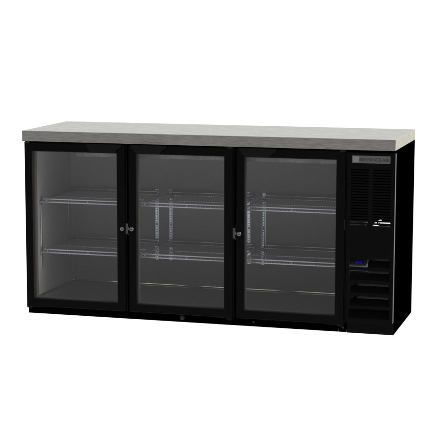 Beverage Air, BB72HC-1-FG-B-27, Back Bar Cabinet, Refrigerated