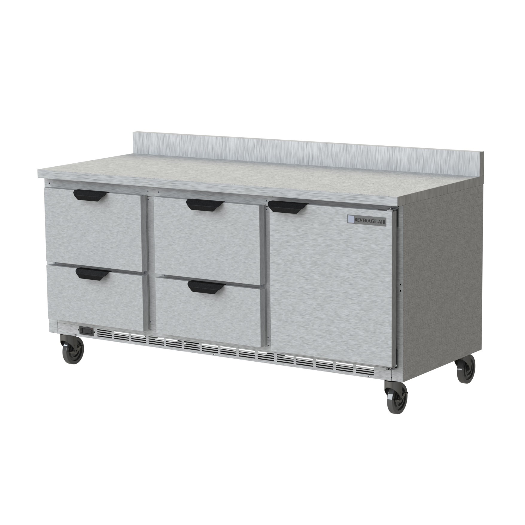 Beverage Air, WTRD72AHC-4-FIP, Refrigerated Counter, Work Top