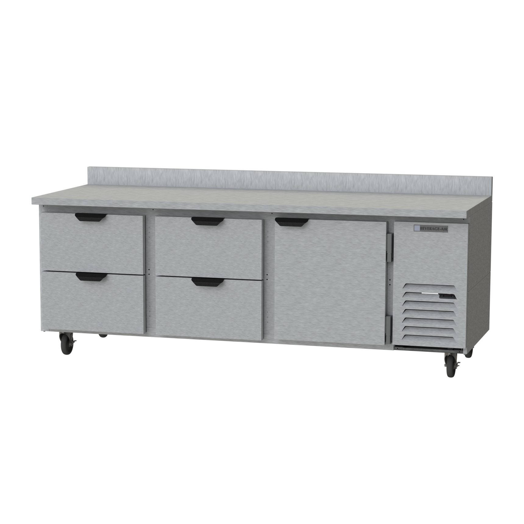 Beverage Air, WTRD93AHC-4, Refrigerated Counter, Work Top