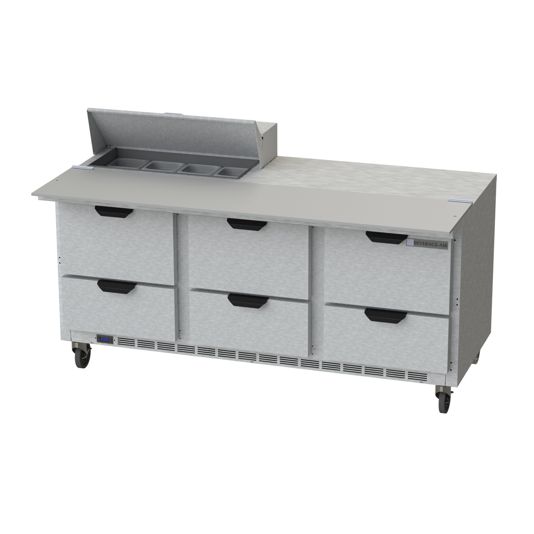 Beverage Air, SPED72HC-08C-6, Refrigerated Counter, Sandwich / Salad Unit