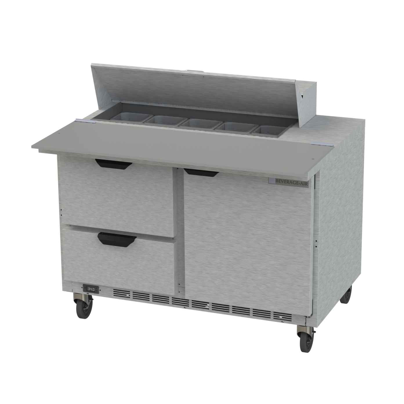 Beverage Air, SPED48HC-10C-2, Refrigerated Counter, Sandwich / Salad Unit