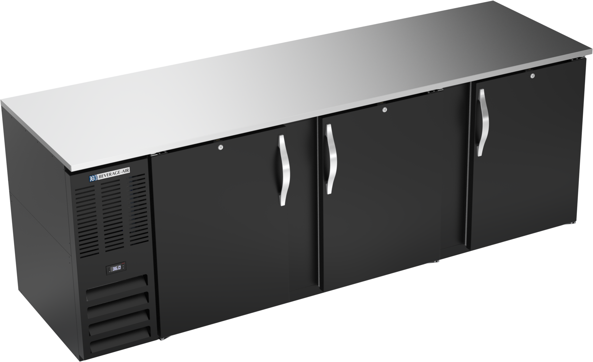 Beverage Air, BB94HC-B, Back Bar Cabinet, Refrigerated, 115V, 94