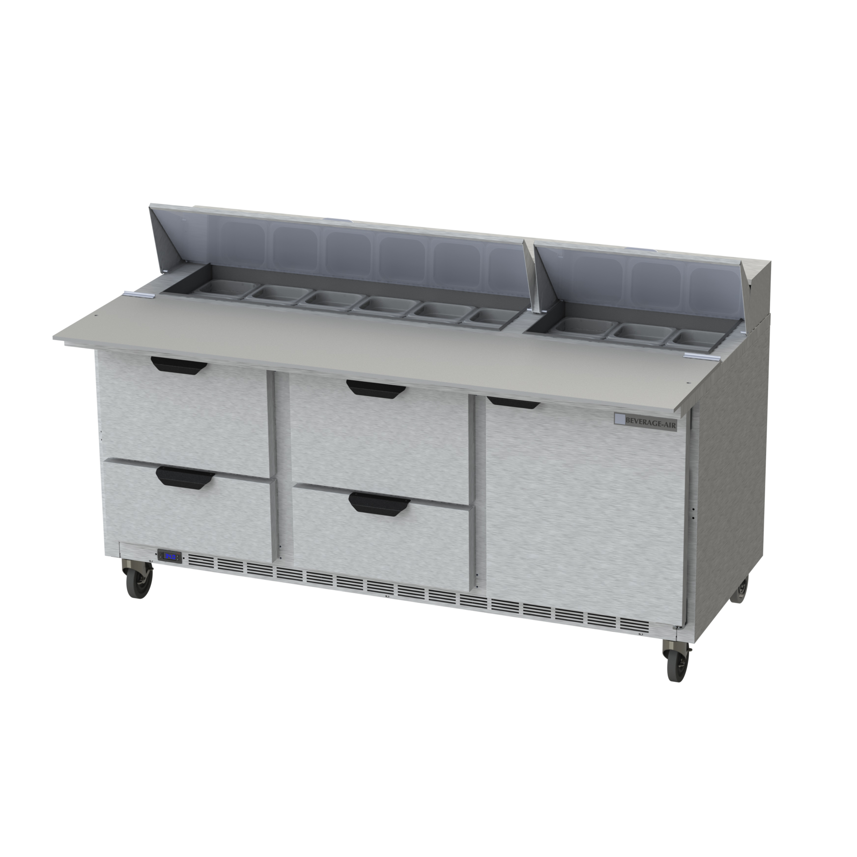 Beverage Air, SPED72HC-18C-4, Refrigerated Counter, Sandwich / Salad Unit
