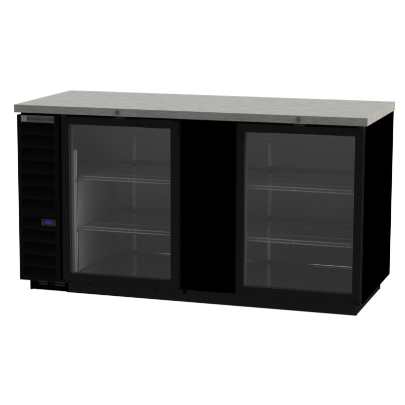 Beverage Air, BB68HC-1-FG-B, Back Bar Cabinet, Refrigerated